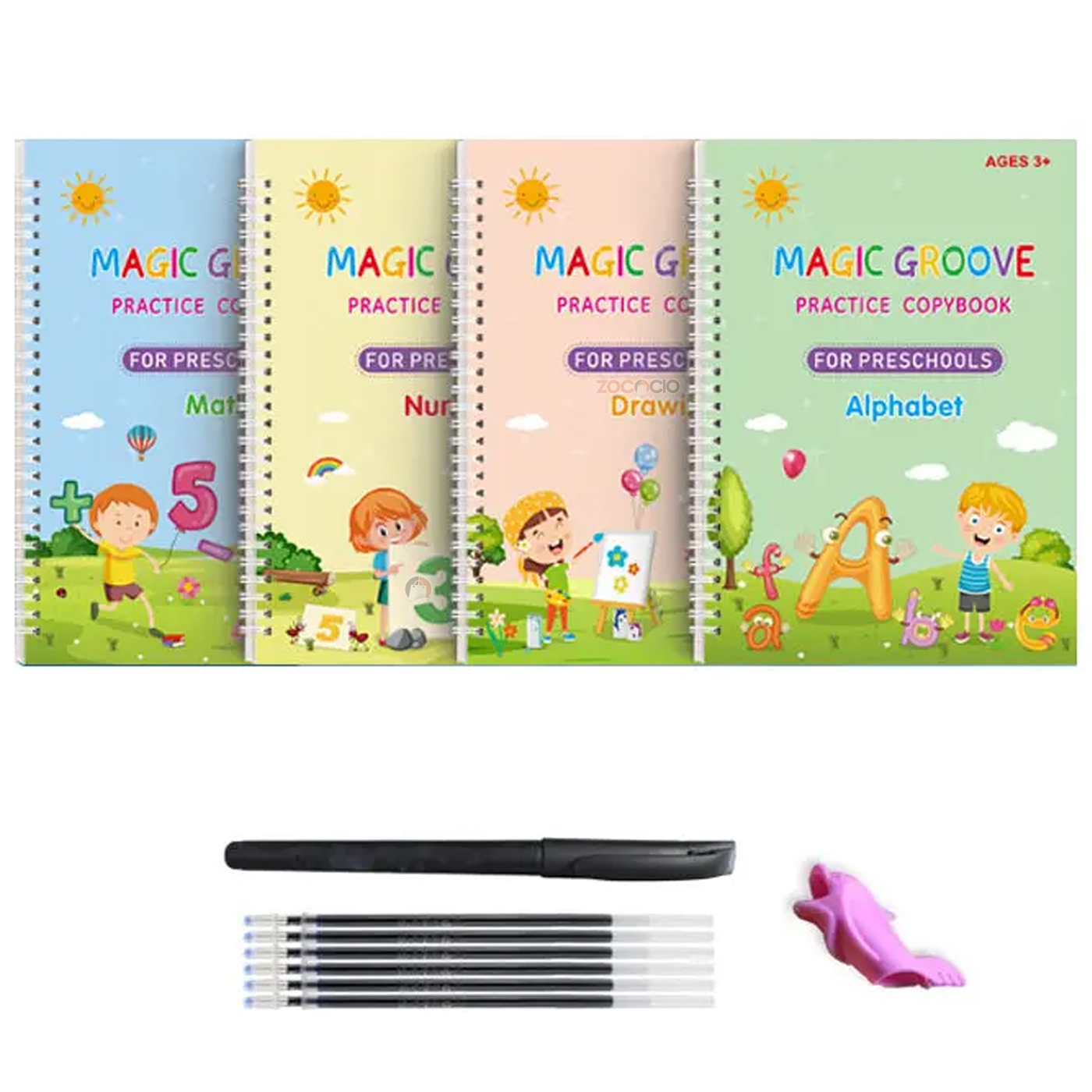 Set 4 Libros Magicos De Aprendizaje Reut